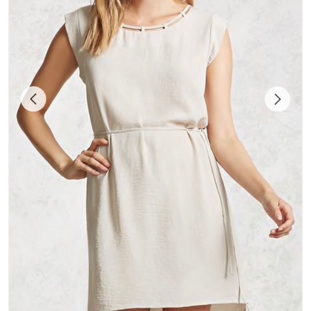 Caged Belted Dress